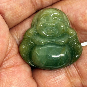 จี้พระสังกัจจายน์หยกพม่า (Burmese Jade Smiling Buddha Pandant)